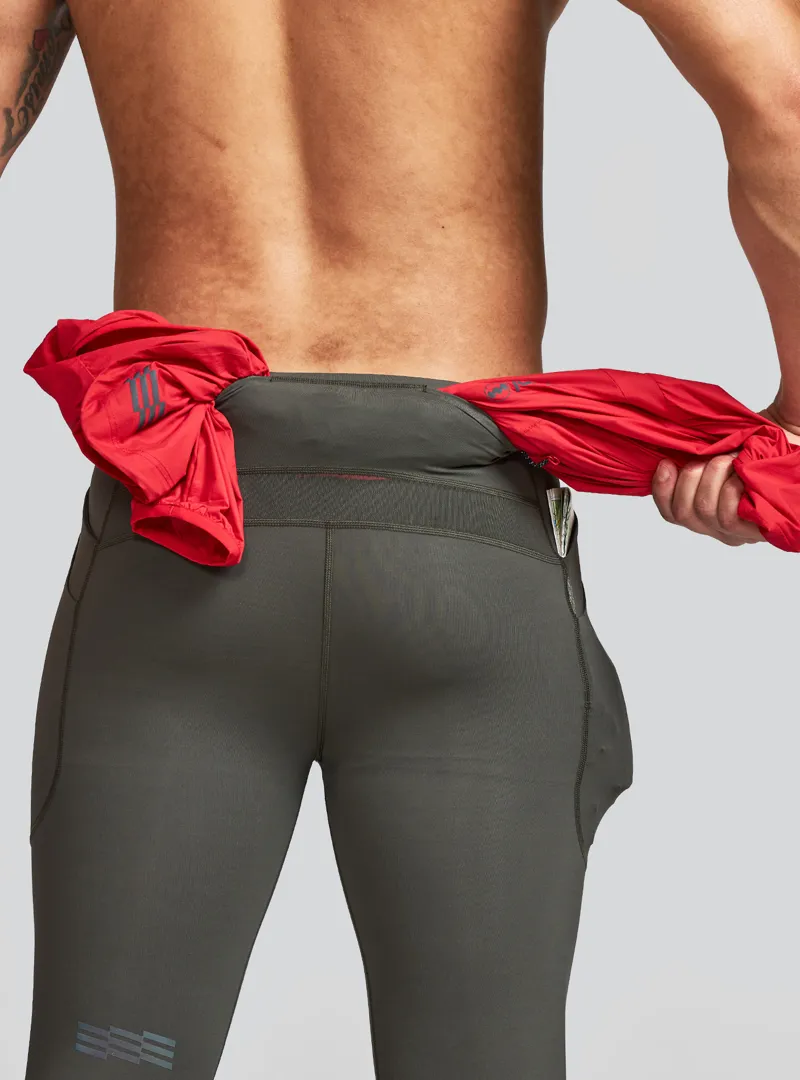 Janji Trail Men's Running Tight in Carbon-3