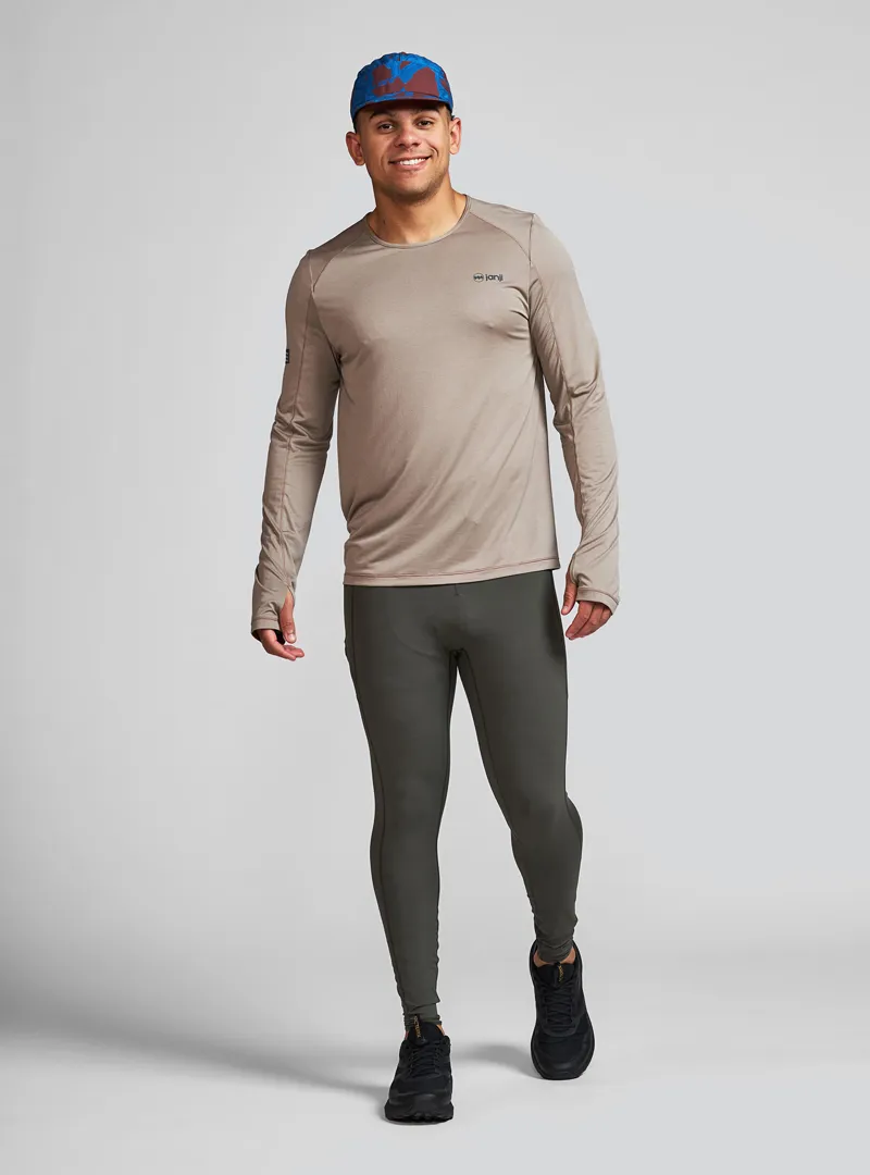 Janji Trail Men's Running Tight in Carbon-4