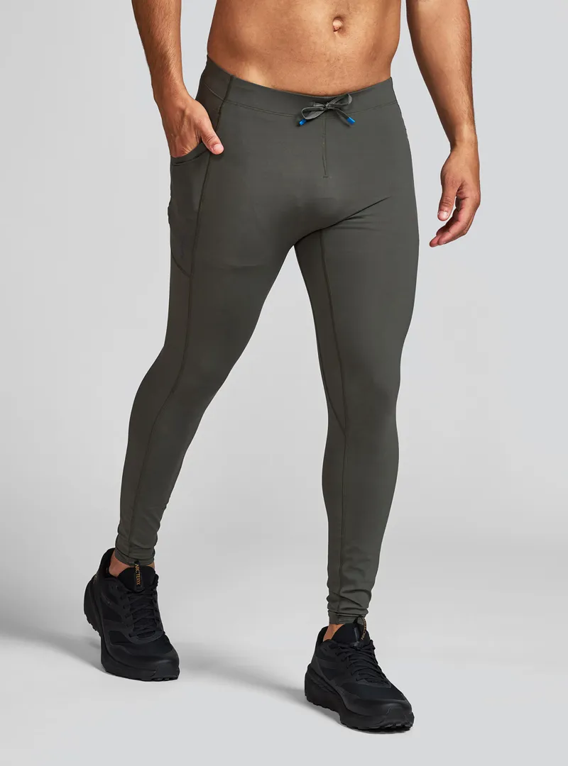 Janji Trail Men's Running Tight in Carbon-5