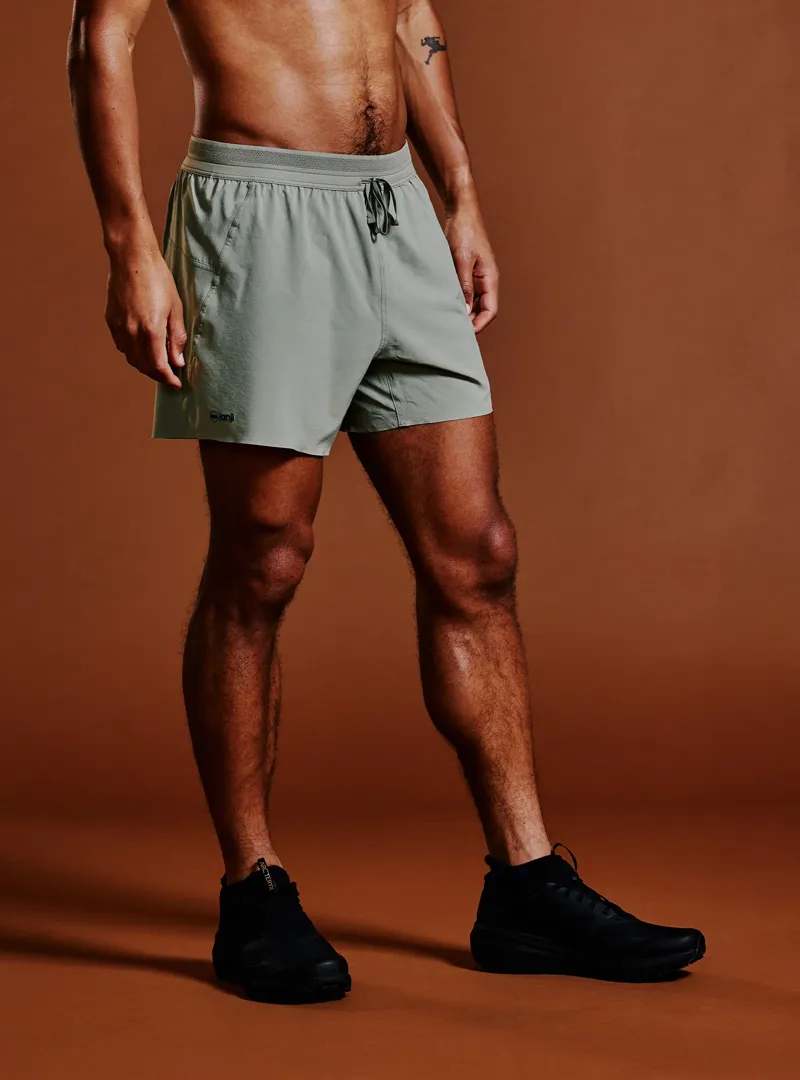 Janji AFO Middle Men's 5inch Running Shorts in Sage 