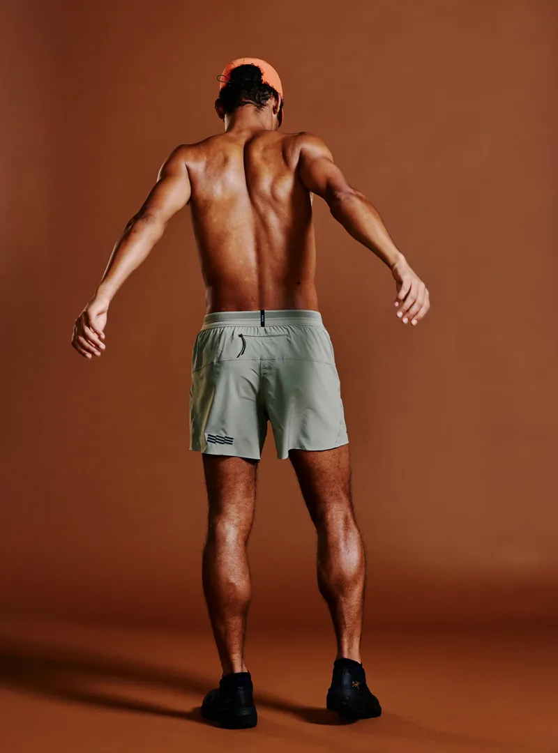 Janji AFO Middle Men's 5inch Running Shorts in Sage -1