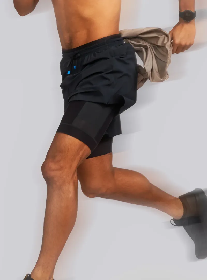 Janji 7 Inch Multi 2-in-1 Men's Running Shorts in Midnight -2