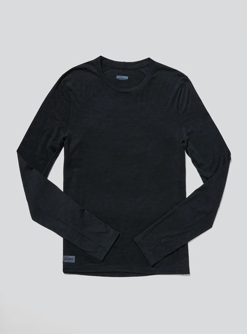 Janji Repeat Merino Long Sleeve Men's Base-Layer in Midnight
