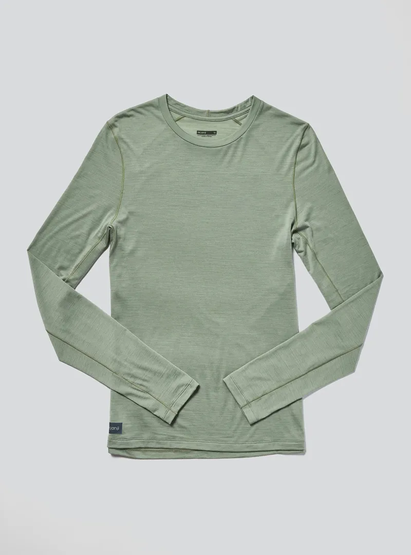 Janji Repeat Merino Long Sleeve Men's Base-Layer in Sage