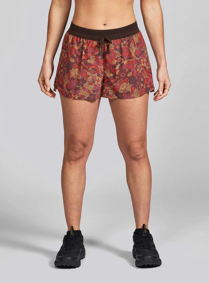 Janji AFO Middle Women's 3inch Running Shorts in Paisley Hand Multi-5