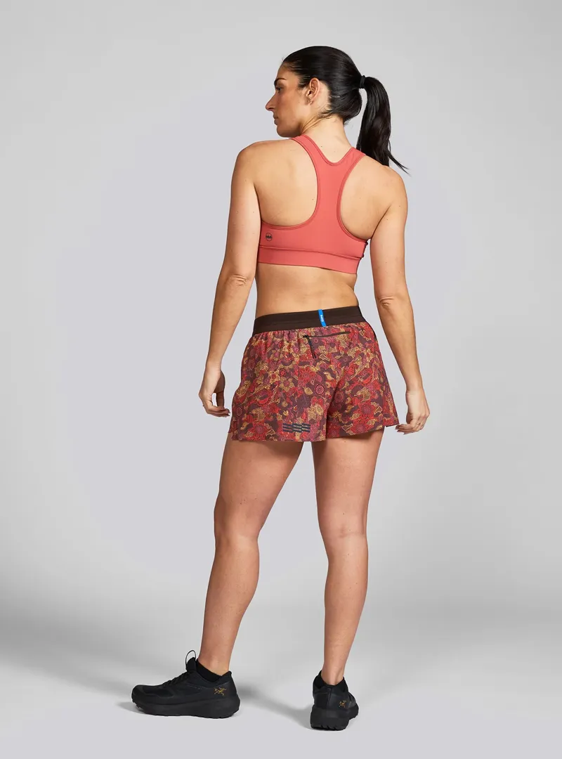 Janji AFO Middle Women's 3inch Running Shorts in Paisley Hand Multi-2