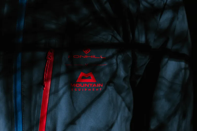 Ronhill Tech Gore-Tex Mercurial Men's Waterproof Running Jacket in Admiral/Flame-9