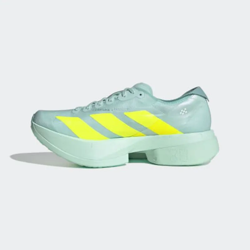 adidas Adizero Adios Pro 4 Women's Road Running Shoe in Flash Aqua/Lucid Lemon/Mint Ton-3