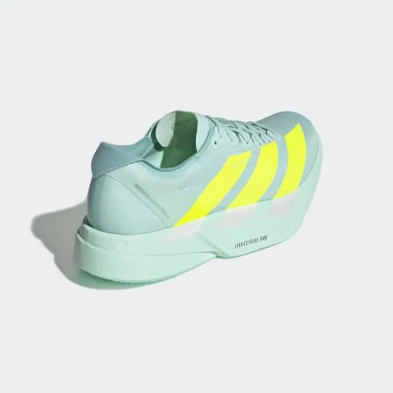 adidas Adizero Adios Pro 4 Women's Road Running Shoe in Flash Aqua/Lucid Lemon/Mint Ton-7