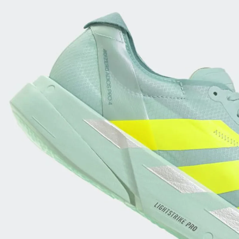 adidas Adizero Adios Pro 4 Women's Road Running Shoe in Flash Aqua/Lucid Lemon/Mint Ton-6