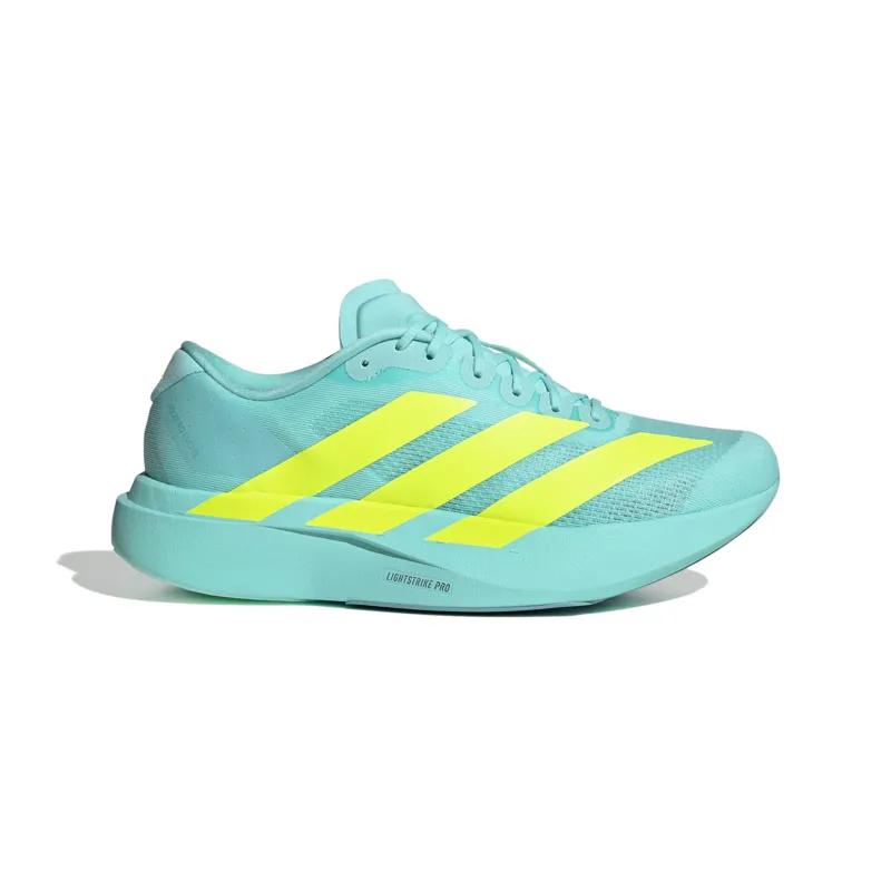 adidas Adizero Evo SL Men's Road Running Shoe in Flash Aqua/Lucid Lemon/Mint Ton