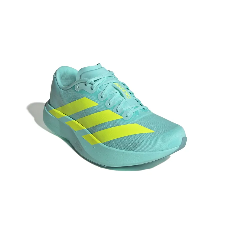 adidas Adizero Evo SL Men's Road Running Shoe in Flash Aqua/Lucid Lemon/Mint Ton-4