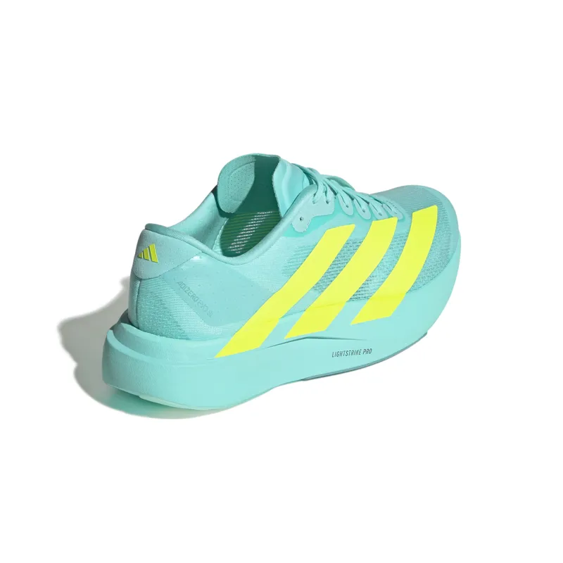 adidas Adizero Evo SL Men's Road Running Shoe in Flash Aqua/Lucid Lemon/Mint Ton-5