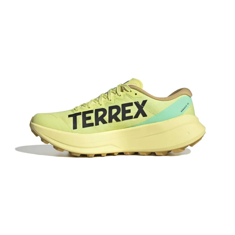 adidas Terrex Agravic SL Men's Trail Running Shoe in Frozen Lemon/Core Black/Pulse Mint-3