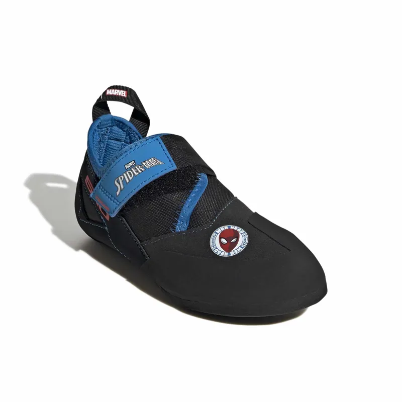 adidas Five Ten Kids Kirigami Climbing Shoe in Core Black/Pure Ruby/Blue-4