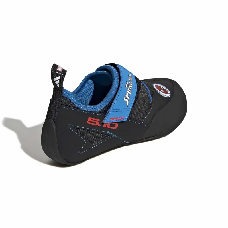 adidas Five Ten Kids Kirigami Climbing Shoe in Core Black/Pure Ruby/Blue-5