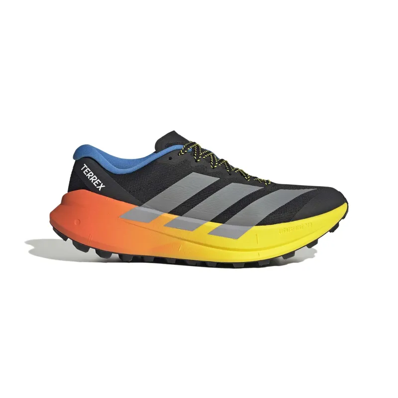 adidas Terrex Agravic SL Trail Running Shoes in Core Black/Semi Impact Orange/Grey Three