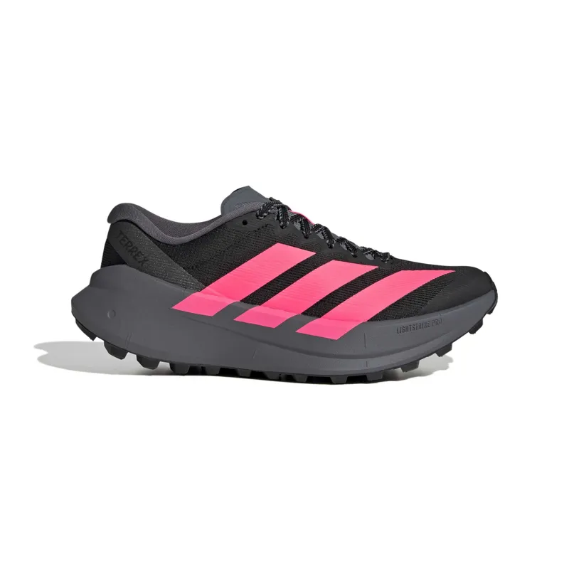 adidas Terrex Agravic SL Men's Trail Running Shoe in Core Black/Solar Turbo/Onix