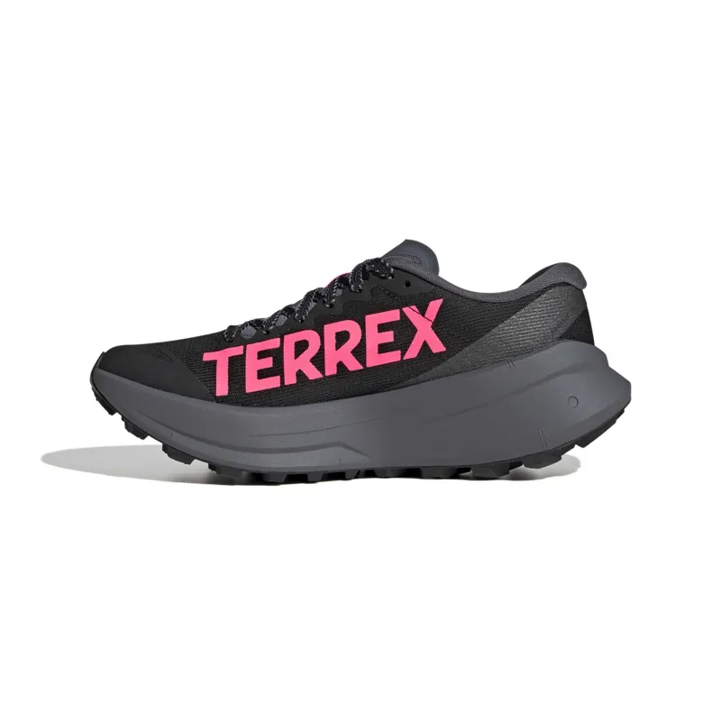 adidas Terrex Agravic SL Men's Trail Running Shoe in Core Black/Solar Turbo/Onix-3