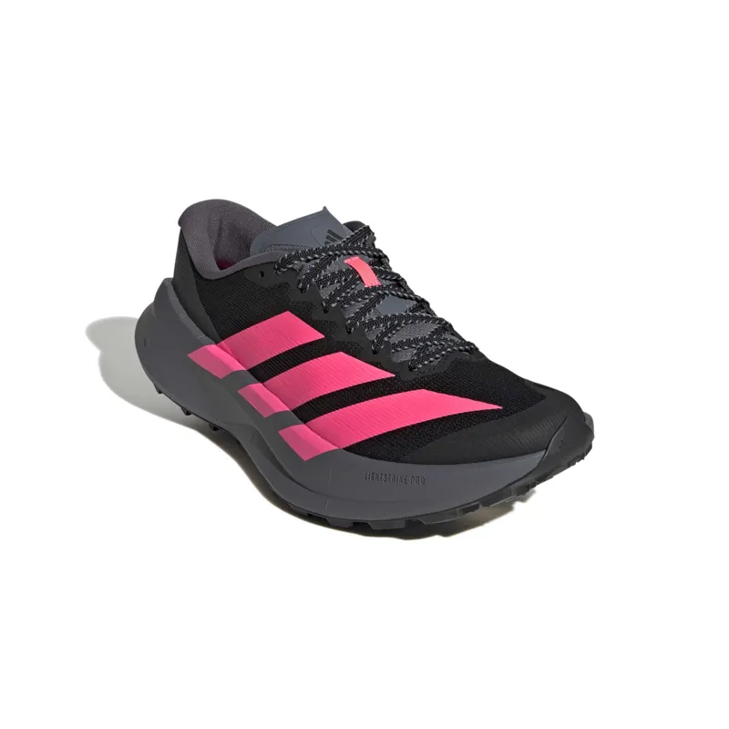 adidas Terrex Agravic SL Women's Trail Running Shoe in Core Black/Solar Turbo/Onix-4