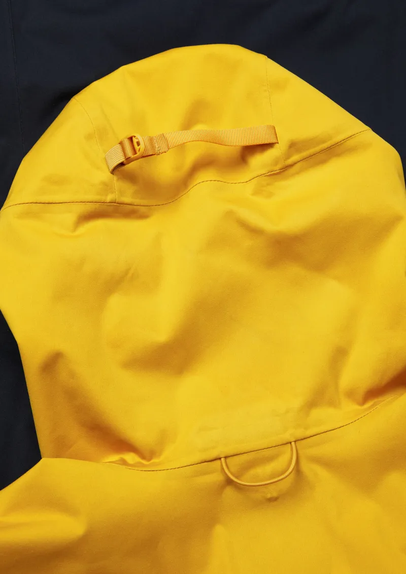 Rab Kinetic Ultra Men's Waterproof Running Jacket in Sahara/Beluga-3