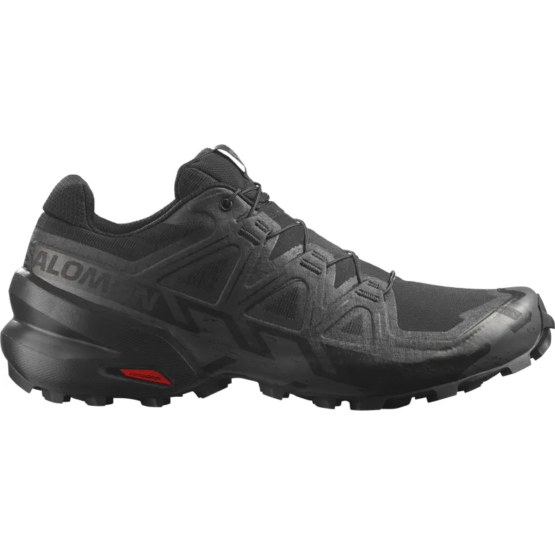 Salomon Speedcross 6 Men's Trail Running Shoe in Black/Black/Phantom