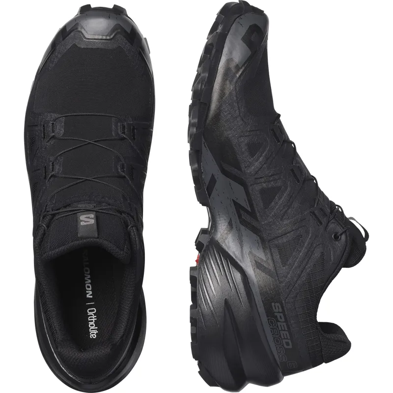 Salomon Speedcross 6 Men's Trail Running Shoe in Black/Black/Phantom-2