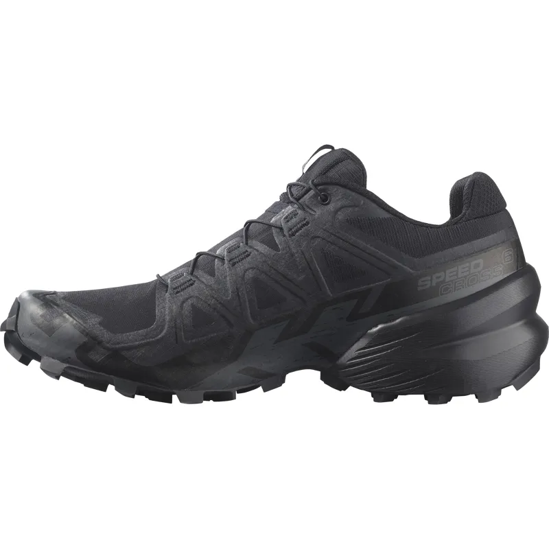 Salomon Speedcross 6 Men's Trail Running Shoe in Black/Black/Phantom-3