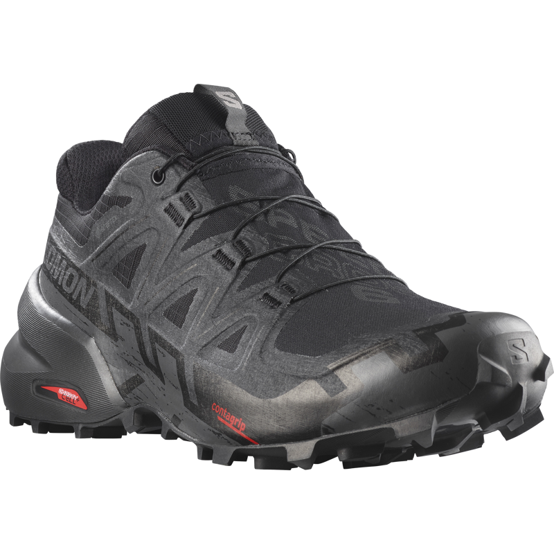 Salomon Speedcross 6 GTX Men's Trail Running Shoe in Black/Black/Phantom-1