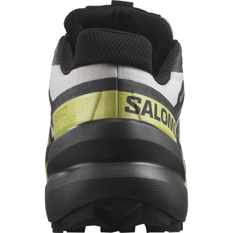 Salomon Speedcross 6 GTX Men's Trail Running Shoe in Lunar Rock/Black/Sunny Lime-2