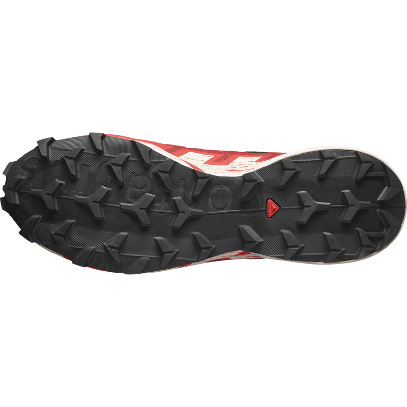 Salomon Speedcross 6 GTX Men's Trail Running Shoe in Black/Red Dahlia/Poppy Red-3