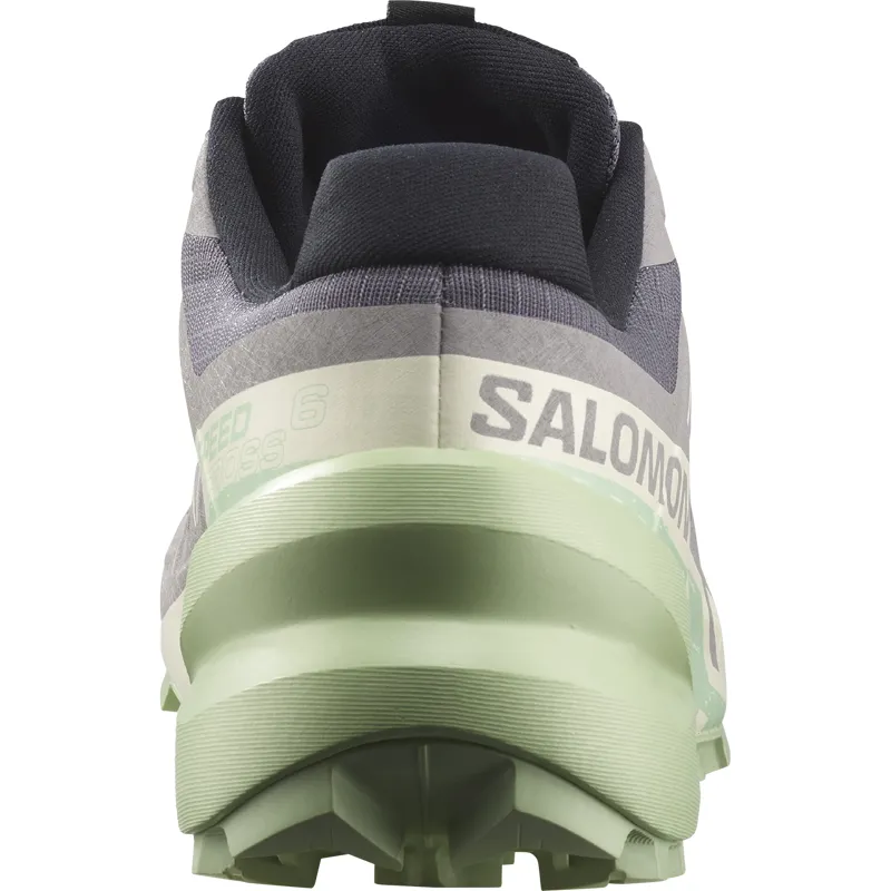 Salomon Speedcross 6 Women's Trail Running Shoe in Castlerock/Vanilla Ice/Smoke Green-4