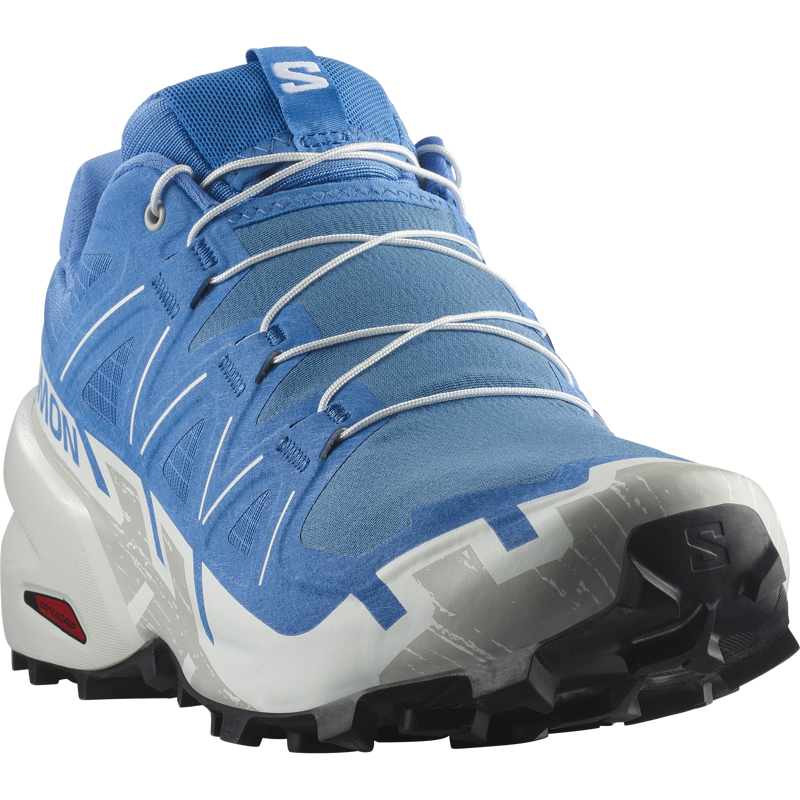 Salomon Speedcross 6 Men's Trail Running Shoe in French Blue/Lunar Rock/White-4
