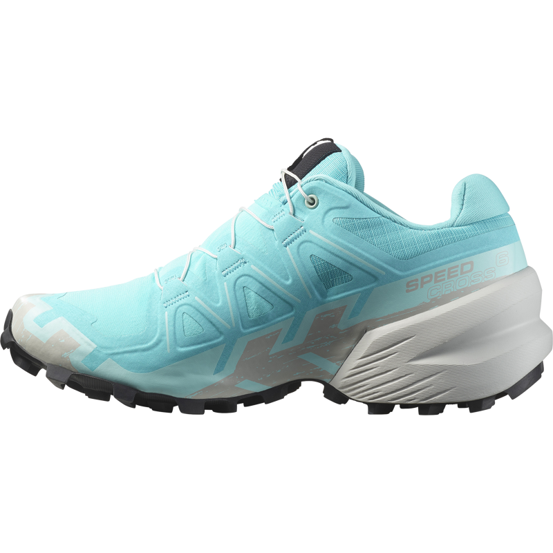 Salomon Speedcross 6 Women's Trail Running Shoe in Blue Buracao/Lunar Rock/Iced Aqua-3