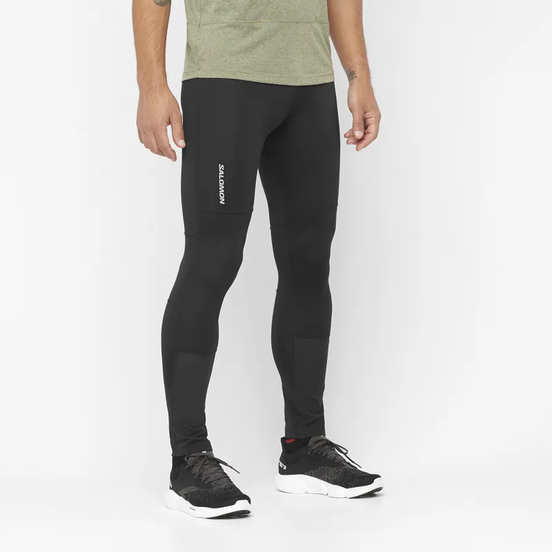 Salomon Cross Run Men's Tight in Deep Black-2
