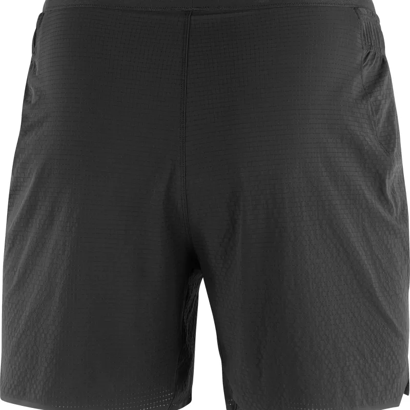 Salomon Sense Aero 5-inch Men's Running Short in Deep Black-1