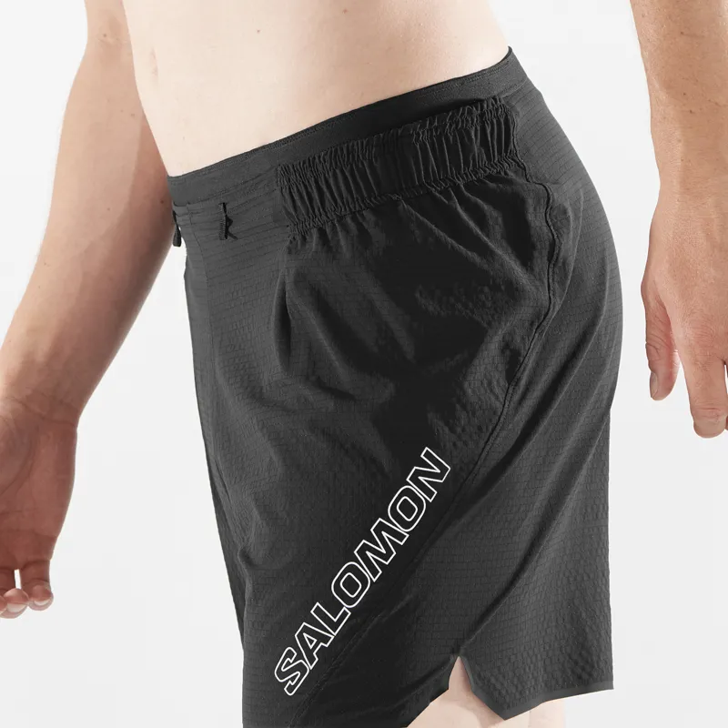Salomon Sense Aero 5-inch Men's Running Short in Deep Black-5