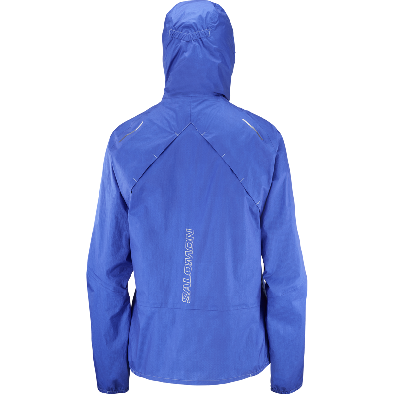 Salomon Bonatti Waterproof Women's Running Jacket in Nautical Blue-1