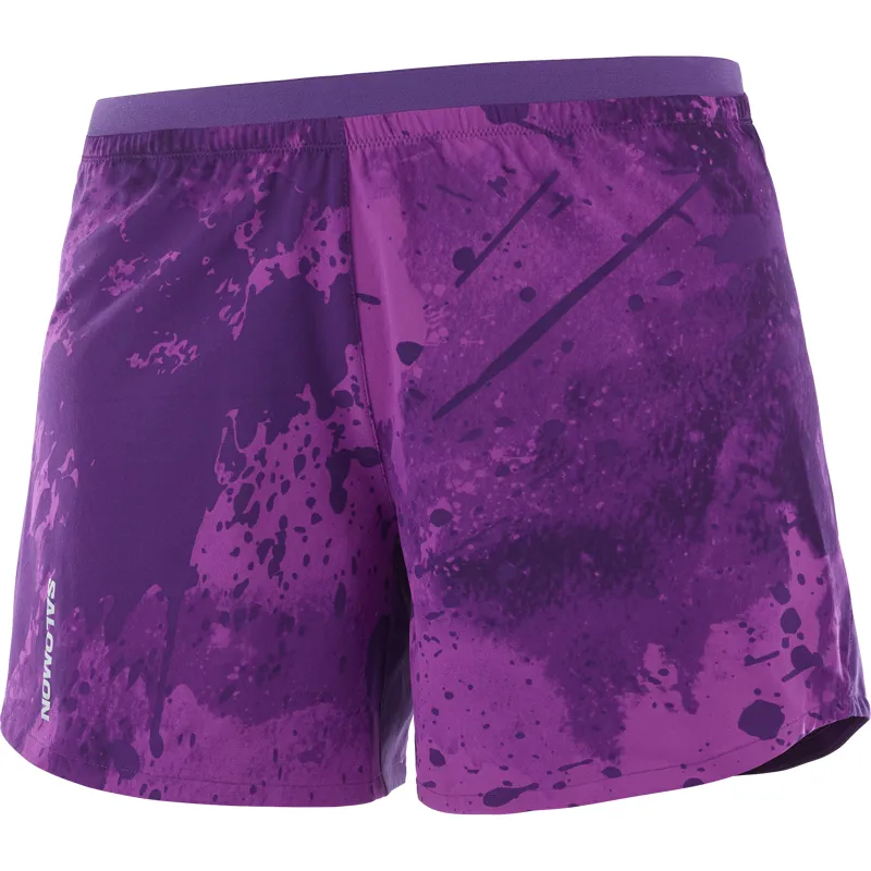 Salomon Cross 5-inch Women's Running Short in Sparkling Grape/AO/Crown Jewel