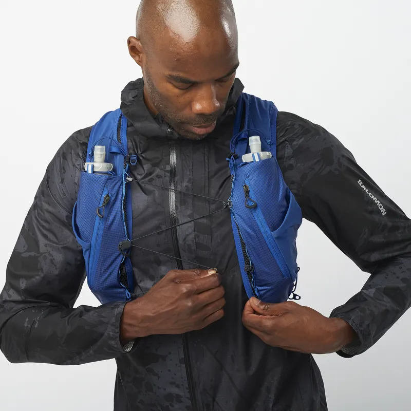 Salomon ADV Skin Cross Season 15 Unisex Running Pack in Nautical Blue/Mood Indigo-5