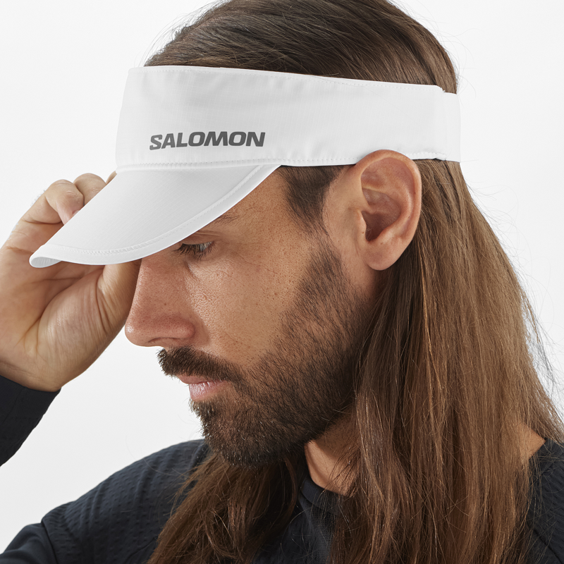 Salomon Cross Visor in White-2