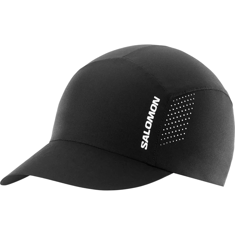 Salomon Cross Compact Cap in Deep Black