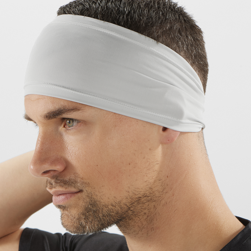 Salomon Sense Headband in Oyster Mushroom-1