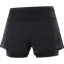 Salomon Sense Aero 2in1 Women's Running Short in Deep Black