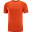 Salomon Sense Aero SS Tee Men's Running T-Shirt in Fiery Red