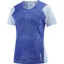 Salomon Sense Aero SS Tee Women's Running T-Shirt in Chambray Blue/Surf The Web