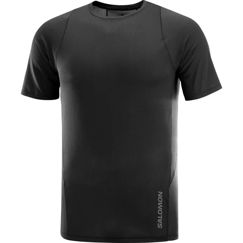 Salomon Sense Aero SS Tee Men's Running T-Shirt in Deep Black