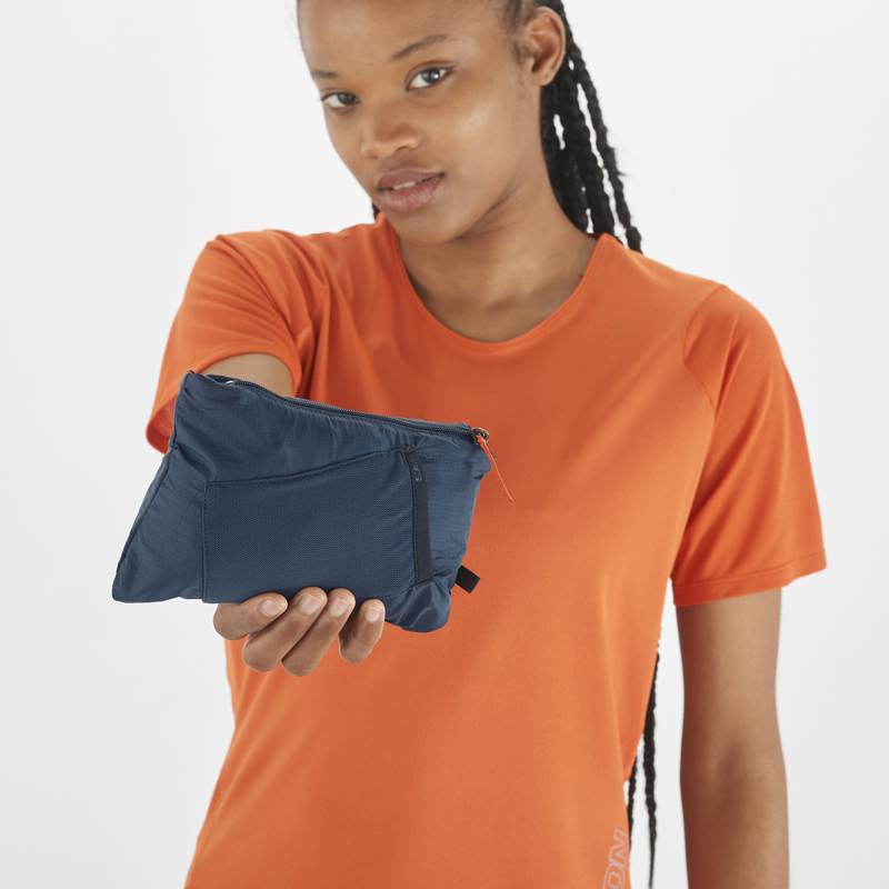 Salomon Sense Flow Jacket Women's Running Windproof in Carbon-3