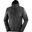 Salomon Bonatti Cross Wind Men's Running Jacket in Deep Black