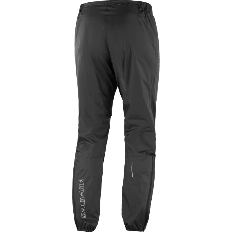 Salomon Bonatti WP Pant Unisex Waterproof Running Trouser in Deep Black-1